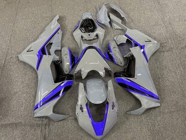 Carénages Moto Honda CBR1000RR 2017-2023 - Nardo Gris Bleu Bande