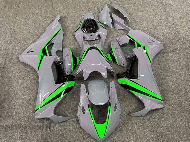 Carénages Moto Honda CBR1000RR 2017-2023 - Nardo Gris Vert Bande