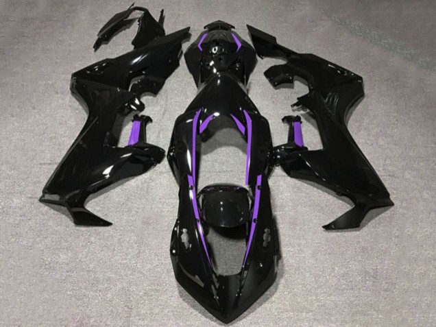 Carénages Moto Honda CBR1000RR 2017-2023 - Noir Brillant Violet Doubler