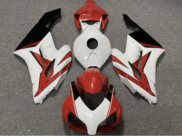 Carénages Moto Honda CBR1000RR 2004-2005 - Blanc Rouge Noir Brillant
