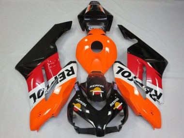 Carénages Moto Honda CBR1000RR 2004-2005 - Orange Blanc Rouge Noir Brillant Repsol