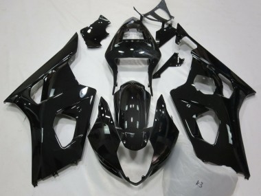 Carénages Moto Suzuki GSXR 1000 2003-2004 - Noir Brillant