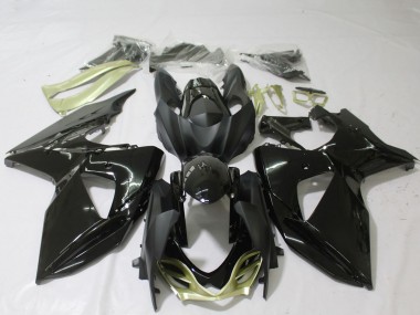 Carénages Moto Suzuki GSXR 1000 2009-2016 - Noir Brillant Argent