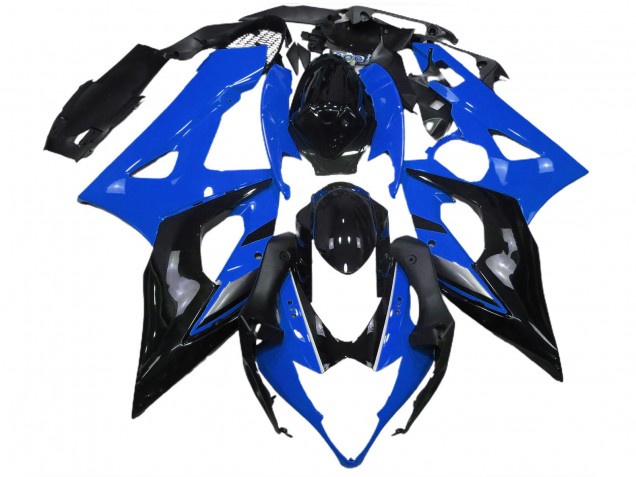 Carénage Moto Suzuki GSXR 1000 2005-2006 - Bleu Noir Brillant