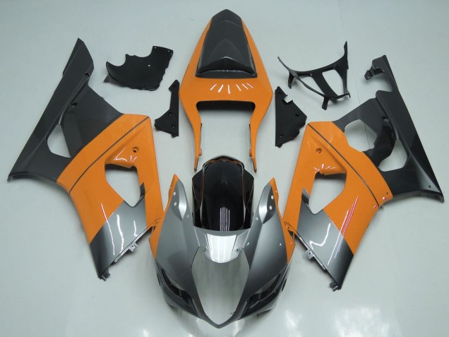 Carénages Moto Suzuki GSXR 1000 2003-2004 - Or Clairange Argent Noir