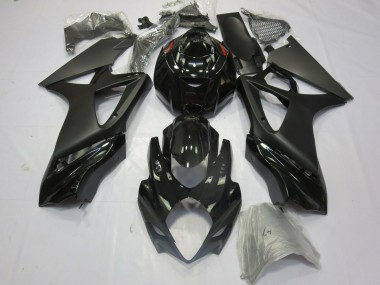 Carénages Moto Suzuki GSXR 1000 2007-2008 - Noir Brillant Noir Mat