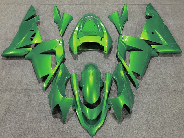 Carénages Moto Kawasaki ZX10R 2004-2005 - Vert Brillant