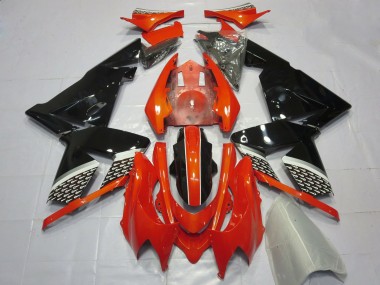 Carénages Moto Kawasaki ZX10R 2004-2005 - Rouge Noir