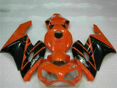 Carénages Moto Honda CBR1000RR 2004-2005 - Orange Noir Brillant