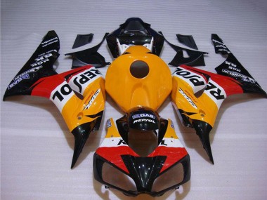 Kits Carénage Moto ABS Honda CBR1000RR 2004-2005 - Orange Blanc Rouge Noir Brillant Repsol