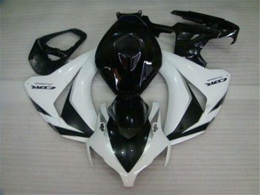 Kits Carénages Moto Honda CBR1000RR 2008-2011 - Blanc Noir Brillant