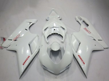 Carénages Moto Ducati 1098 2007-2014 - Blanc Corse