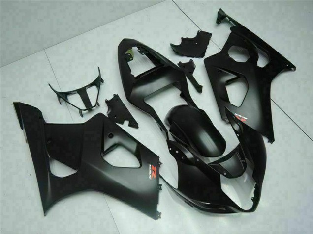 Carénages Moto Suzuki GSXR 1000 2003-2004 - Noir Mat Rouge
