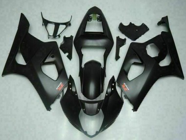 Carénages Moto Suzuki GSXR 1000 2003-2004 - Noir Mat Rouge