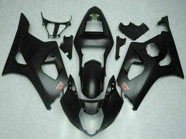 Carénages Moto Suzuki GSXR 1000 2003-2004 - Noir Mat Rouge