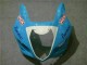Carénages Moto Suzuki GSXR 1000 2003-2004 - Bleu Blanc Jaune Rizla
