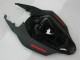 Carénages Moto Suzuki GSXR 1000 2007-2008 - Noir Brillant Noir Mat Rouge