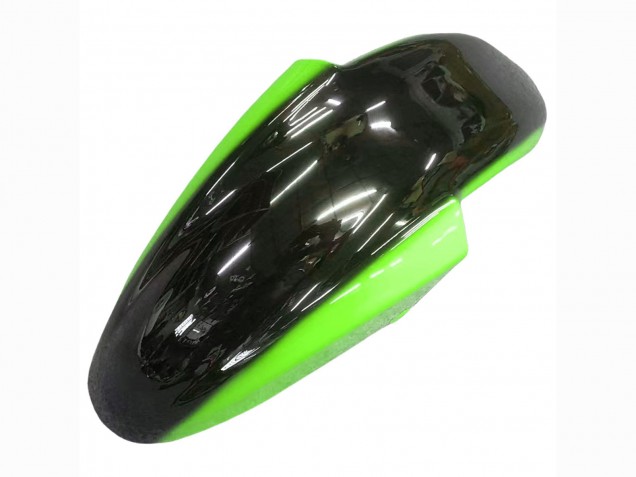 Carénages Moto Kawasaki ZZR400 1993-2007 - Vert Noir Brillant Flamme