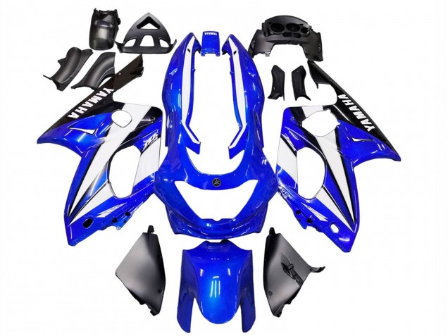 Carénages Moto Yamaha YZF600R Thundercat 1996-2007 - Bleu Blanc Noir