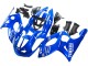 Carénages Moto Yamaha YZF600R Thundercat 1996-2007 - Bleu Blanc Argent