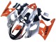 Carénages Moto Yamaha YZF600R Thundercat 1996-2007 - Orange Gris Noir Brillant