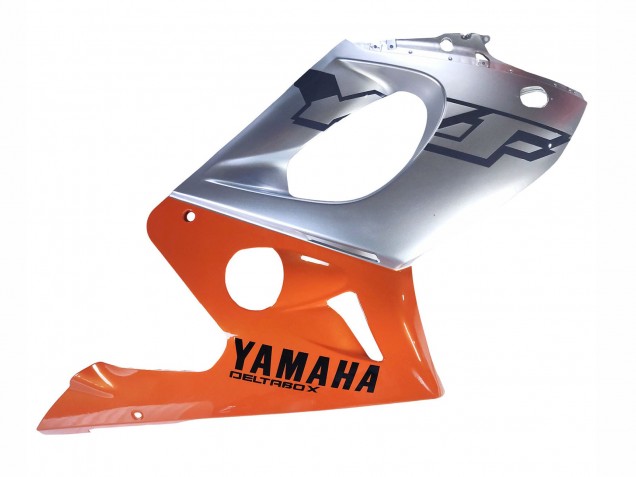 Carénages Moto Yamaha YZF600R Thundercat 1996-2007 - Orange Gris Noir Brillant
