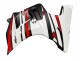 Carénages Moto Suzuki SV650 2003-2013 - Blanc Rouge Noir