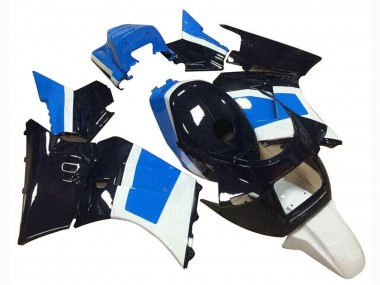 Carénages Moto Suzuki RG400 RG500 RG400/500 1984-1987 - Bleu Blanc Noir