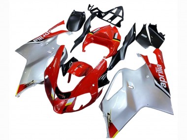 Carénages Moto Aprilia RSV1000 2003-2006 - Blanc Rouge Noir
