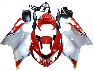 Carénages Moto Aprilia RSV1000 2003-2006 - Blanc Rouge Noir