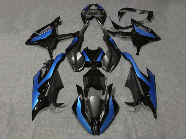 Carénages Moto BMW S1000RR 2019-2022 - Noir Bleu