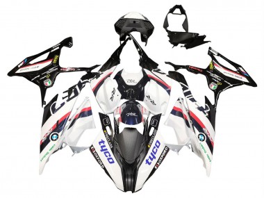 Carénages Moto BMW S1000RR 2019-2022 - Blanc Noir Rose Oxford