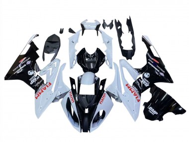 Carénages Moto BMW S1000RR 2015-2016 - Blanc Noir Brillant Fiamm