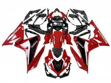 Carénage Moto Honda CBR500R 2022-2023 - Rouge Blanc Noir