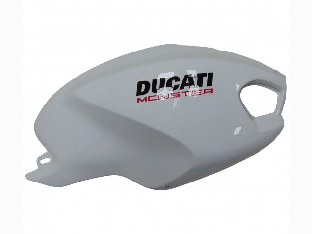 Carénages Moto Ducati Monster 696 796 1100 1100S 2008-2012 - Blanc Rouge Noir Brillant