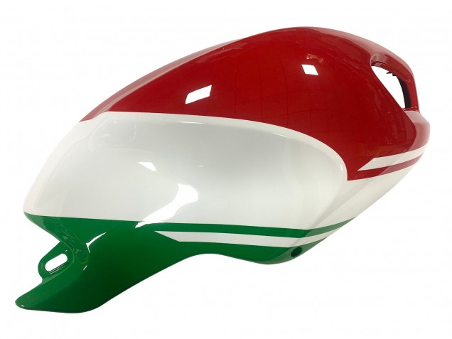 Carénage Moto Ducati Monster 696 796 1100 1100S 2008-2012 - Blanc Rouge Vert