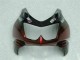 Carénages Moto Kawasaki EX250 2008-2012 - Noir Brillant Rouge Marron