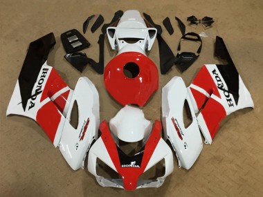 Carénages Moto Honda CBR1000RR 2004-2005 - Blanc Rouge Noir Brillant Fireblade