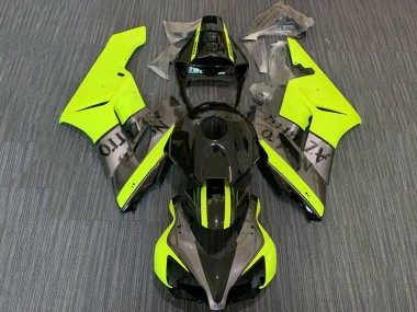 Carénages Moto Honda CBR1000RR 2004-2005 - Jaune Gris Noir Brillant Nastro Azzurro