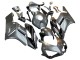Carénage Moto Honda CBR1000RR 2004-2005 - Argent Noir Brillant
