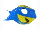 Carénages Moto Honda CBR1000RR 2004-2005 - Bleu Jaune Noir Brillant
