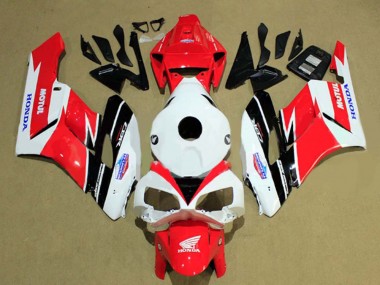 Carénages Moto Honda CBR1000RR 2004-2005 - Blanc Rouge Noir Mat Motul