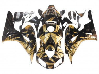 Carénages Moto Honda CBR1000RR 2006-2007 - Or Noir Brillant