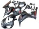 Carénages Moto Honda CBR1000RR 2006-2007 - Noir Mat Rouge Décalque