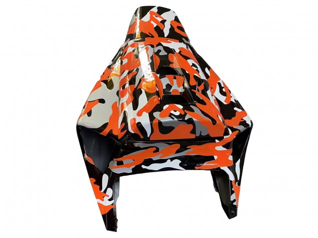 Carénages Moto Honda CBR1000RR 2006-2007 - Noir Orange Argent Camouflage