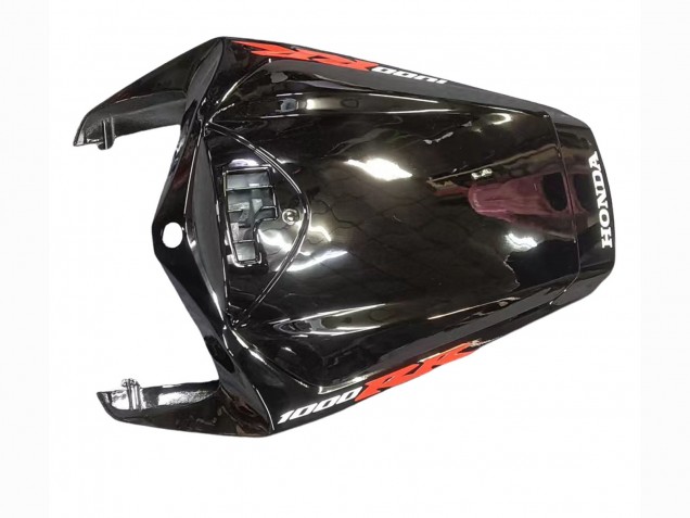 Carénage Moto Honda CBR1000RR 2008-2011 - Noir Brillant Rouge Flamme