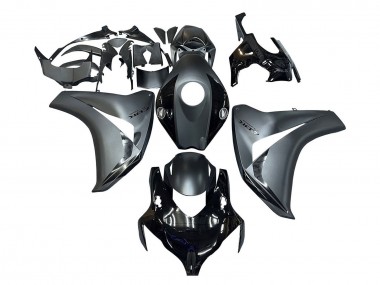 Carénages Moto Honda CBR1000RR 2008-2011 - Gris Noir Brillant