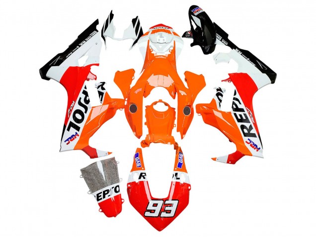 Carénages Moto Honda CBR1000RR 2017-2023 - Blanc Orange Rouge Noir Brillant HRC Repsol 93