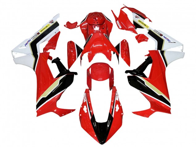 Kits Carénage Moto ABS Honda CBR1000RR 2017-2023 - Blanc Rouge Noir