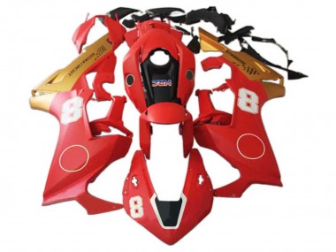 Carénages Moto Honda CBR1000RR 2017-2023 - Rouge Or Noir HRC 8